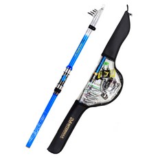 블루앤피쉬 해룡 카본 원투낚시대 세트300 330(케이스포함), 블랙