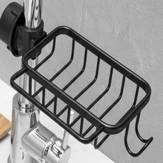 메디에버 무타공 욕실 싱크대 거치대, 1개, 블랙