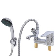 국산 세면샤워수전 세면 샤워겸용 세면대수전 수도꼭지 욕실수전 화장실 수도 샤워기, 1개