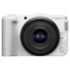 CANON EOS R50V 14-30mm KIT+64G(micro아답터포함)+LCD필름+리더기 메모리 패키지, 화이트