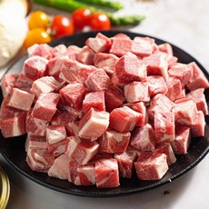[오늘출발] 프리미엄 호주산 숙성 양고기 숄더랙 양깍두기 양꼬치 양갈비, 03-1.숙성 냉동 양깍두기 큐브 300g, 1개