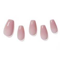 데싱디바 매직프레스 네일팁 세트, 핑크블러쉬, 2개