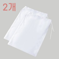 루시드림 식검 인증 유청분리 그릭요거트 거름망 대형 45x30, 2개, 화이트