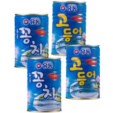 유동 꽁치 400g+고등어 400g 총 통조림, 400g, 4개
