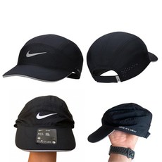 나이키 드라이핏 매쉬 모자 페더라이트캡 러닝 테니스 볼캡 남녀공용 FB5681-010, BLACK