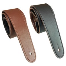 미미샵 기타 어깨끈 소가죽 스트랩 멜빵 일렉 베이스 어쿠스틱 통기타 겸용 양면 컬러, 1개