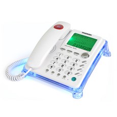 KC인증 MS-203 맥슨 발신자표시 유선전화기 컬러램프 받침대
