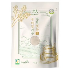 봉평메밀청년 맷돌 순 메밀가루 순메밀묵 순메밀전, 1개, 700g