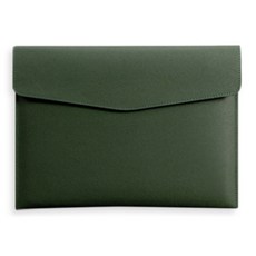 어니우니 서류 가죽 파우치, 딥그린, 1개