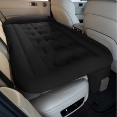 무선 원터치 에어매트 가성비3 신형 자동펌프 휴대용 자동차 뒷좌석 침대 차량용 캠핑 차박, 블랙 26년 평탄화 매트리스, 기본 차종