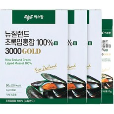 뉴질랜드 초록입홍합 환 3000 GOLD 30p, 90g, 3개