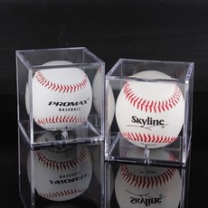 야구공 케이스 기념볼 보관함 국내생산 아크릴 케이스 5개입, 1세트