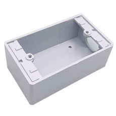 매입 노출 스위치 박스 콘센트박스 스틸 PVC, PVC 스위치 노출박스 1개용, 1개