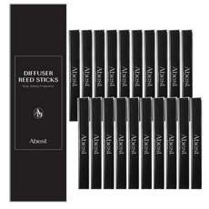 아베스트 디퓨저 섬유스틱 20cm, 100개, 1개, 블랙