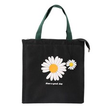 탐나지오 데이지 쿨러백 보냉백 피크닉 캠핑 도시락 가방, 1개, 블랙