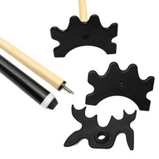 [보타르] 당구 큐 브리지 브릿지 오리발 세트 (나무스틱1+헤드2) 보조큐 당구용품, 큐브리지 세트, 1개