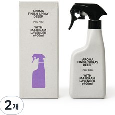피부피부 피니쉬 살균 탈취 아로마 스프레이 딥(라벤더&마조람), 2개, 400ml