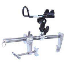 VAFG 바이스 낚시대 로드 거치대 선상 원투 받침틀 난간 받침대, 살버