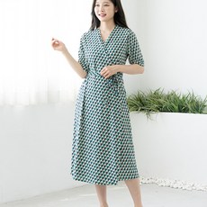 아킵 냉감 반팔 랩원피스 여름 바캉스 쿨라이트 빅사이즈 스판