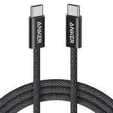 앤커 240W 초고속 C타입 1.5m 케이블, 1개, 블랙 1.5m