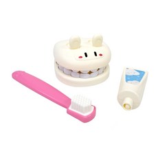 퍼니소피 토끼 치아모형 치카치카세트 (색상랜덤), 토끼1개(치아모형+칫솔+치약), 1개