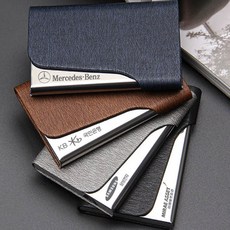 이름 각인 LOGO / 1개도가능 / 명함지갑 고급 비즈니스 명함케이스 마그네틱 메탈