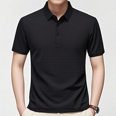 방일 남성 통기성 시원한 폴로 카라 반팔 티셔츠