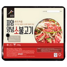 피앙 양념소불고기500g, 1개, 500g