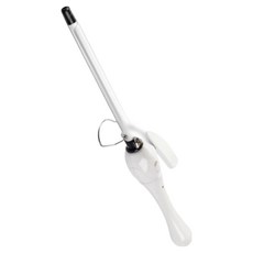 HTYVC 9-16mm 양털 고데기 미니 사이즈 봉고데기 헤어 웨이브 봉고데기 세라믹 헤어 컬링 남녀공용, 흰색, 13mm