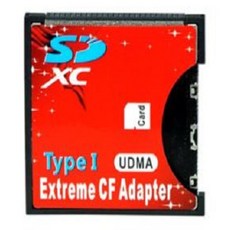 익스트림 CF 카드 변환 어답터 SD - CF카드 컨버터 (MICRO 일반 타입 2종 메모리별매), 아답터, 일반sd카드타입1, 1개