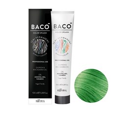 카랄 바코 스플래시 컬러 트리트먼트 헤어염색, 비비드 그린, 1개