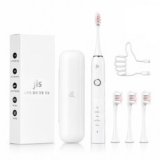 JLS 최신형 스마트 음파 전동칫솔, 화이트SET, 1세트, T6