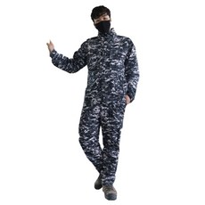 봄 가을_윈드C얼룩이면작업복세트 남성 상 하 세트 작업복 정비복 안전복 등산복 현장 건설 물류 단체 빅사이즈