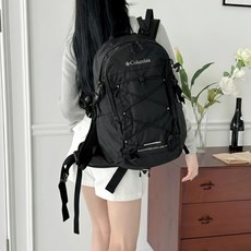 정품 컬럼비아 블랙스톤 30L 백팩 등산 여행 가방 배낭 학생 신학기 가벼운 경량 책가방 HM8101 증정품, FREE, 블랙, 블랙