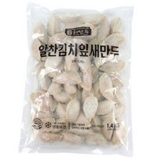 소소락 허만두 푸짐한 대용량 김치잎새만두, 1.4kg, 2개