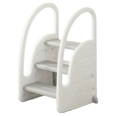 ZH지호 트랜스폼 안전가드 2단 3단 아기 디딤대, 그레이3단
