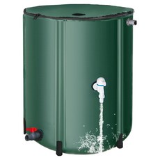 접이식 대형 농업용 물주머니 물탱크 빗물 저장 물통 농업용물탱크 워터백 원예 정원 텃밭 캠핑 워터백(물통 설치는 상세페이지 동영상 참조), 1개