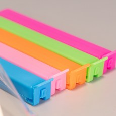 봉지 집게 밀봉 클립 5색상, 1세트, 5개