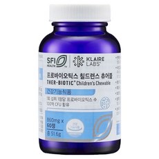 클레어랩스 닥터피엔티 프로바이오틱스 칠드런스 츄어블 860mg X 60정 (3개), 3개