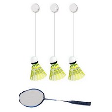 혼자 배드민턴 실내 연습 라켓 + 셔틀콕 세트, 1세트