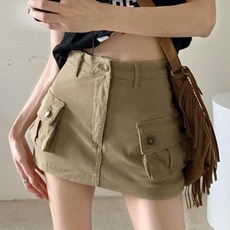 나도퀸 헤이즈 카고 포켓 미니 큐롯팬츠***판매자 퀸앤조이***