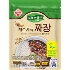 헬로베지 채소가득 짜장 200gx10개, 10개, 200g