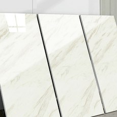 YOPENCE 접착식 데코 타일 폼블럭 대리석 시트지 40*80CM 10개, 얼 화이트