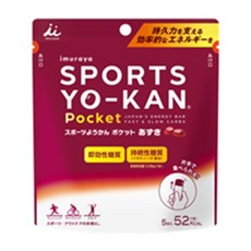 이무라야 러닝 마라톤 자전거 스포츠 양갱 젤리 에너지젤 단팥맛, 1개, 90g