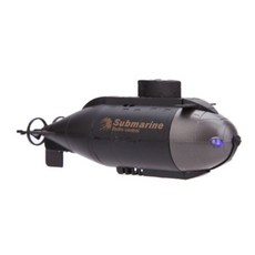 하나로 미니RC보트 욕조용보트 실내용 잠수함 미니잠수함 잠수함RC, 검정색, 1개
