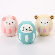 딩동펫 반려동물 뚜기장난감 라텍스 3종 세트, 혼합색상, 1세트