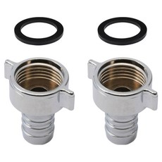 이안 세탁기 커플링 수도꼭지 호스연결 커넥터, 2개