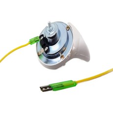 LJ 클락션 스피커 스위치 넙적단자 배선 케이블 한길 오토바이 자동차, 1개