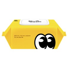 청담도리 물티슈 대용량 캡형 100매 10팩 두꺼운 도톰한 신생아 안전한 부드러운 엠보싱, 10개, 100매입