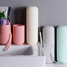 [어반굿즈] 위생적인 개인용 칫솔 케이스 양치통 4개, 그린